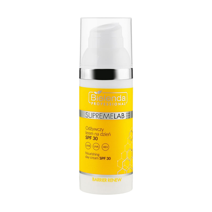 Живильний денний крем для обличчя Bielenda Professional Supremelab Barrier Renew Day Cream SPF 30, 50 мл