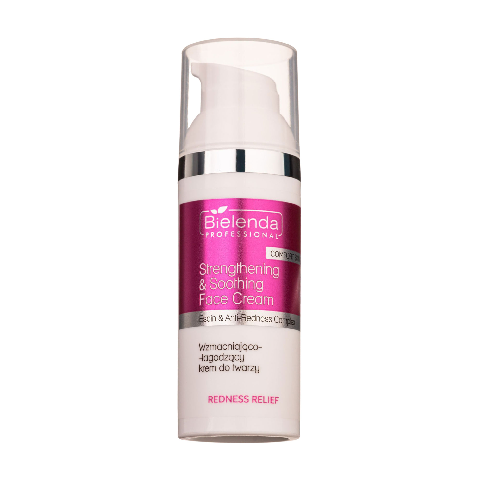 Зміцнювальний та заспокійливий крем для обличчя Bielenda Professional Redness Relief Strengthening And Soothing Face Cream, 50 мл